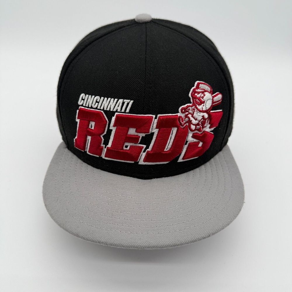 Cincinnati Reds New Era 59FIFTY Cap Hat Fitted 8 Wool Mr‎ Red Legs Embroidery